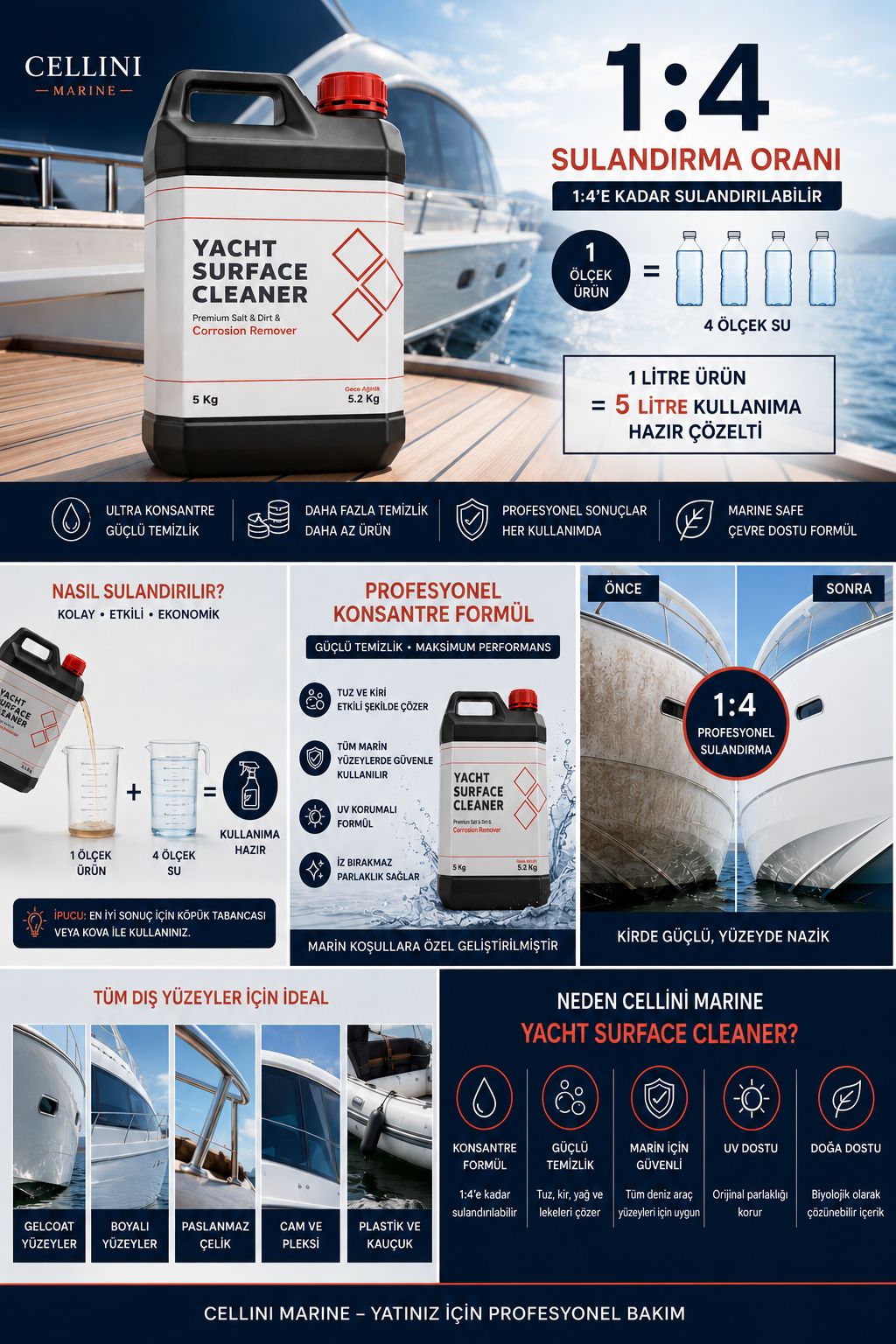 Cellini Yacht Surface Cleaner